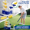 EagleStone Toddler Golf Set with Foot Pedal Launcher, Kids Golf