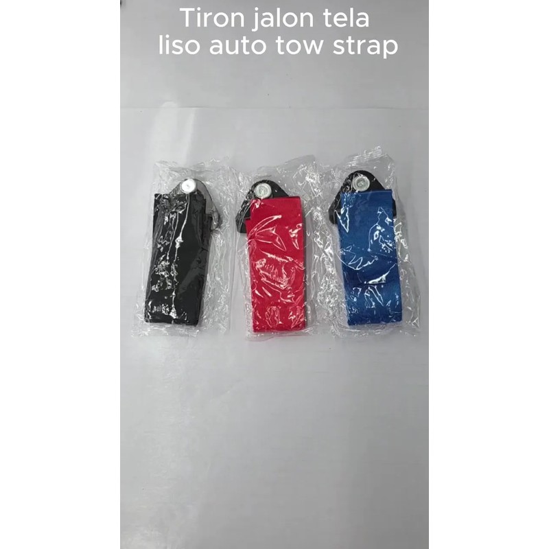 Tiron Jalon Tela Liso Auto Tow Strap Universal Remolque Color