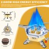 11800W Portable Windproof Camping Stove Lightweight Camp Stove Collapsible Backpacking
