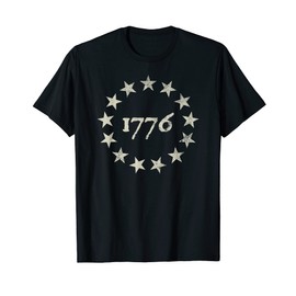 1776 American Flag Colonial 13 Stars Betsy Ross | Beige T-Shirt for Women Kids Men