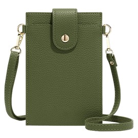 HanaRo Smartphone Pouch Green Smartphone Shoulder Pouch Shoulder Bag Smartphone Pochette