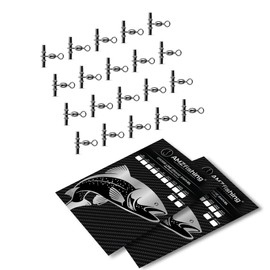 AMZfishing 20 x Cross Line Swivels, Cross Line Crane Swivel, Fishing Accessories, Fishing Accessories, Swivel Assortment, Fishing Swivels, Fishing Swivels (Pack of 20, C: #2 (40 kg))