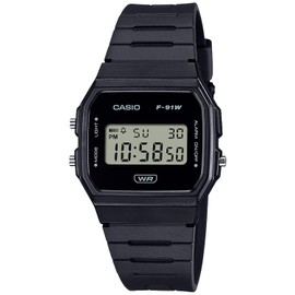 Casio Watch Casio Classic 【Domestic Regular Product】Biomass Plastic Used F-91WB, Black