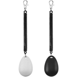 Acehome 2 Pack Dog Training Clicker with Wrist Strap, Pet Training Clicker with Big Button Effective Behavioral Training Tool for Cats Birds Puppy Recall (Pink & Green)