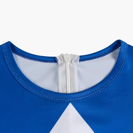 Byriady Kids Ranger Costume Hero Jumpsuit Dress-Up Full Bodysuit with Battles Mask for Ages 5-12 Years