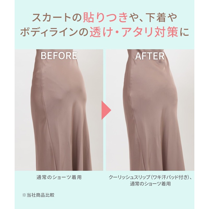 Peach John Coolish Slip (Sweat Absorbent, Quick Drying, Sweat Pads,