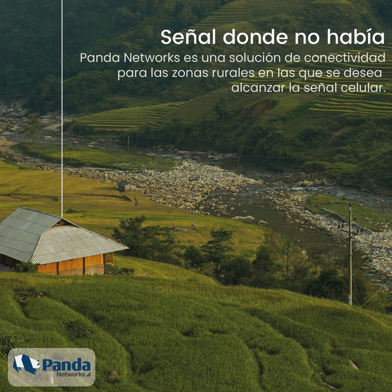Panda Networks Amplificador Repetidor para Señal Celular Rural Telcel 3g