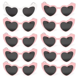 10 Pairs Bachelorette Sunglasses Bride Bridesmaid Sunglasses Heart Shaped Glasses Wedding Eyewear Party Favors Women Party