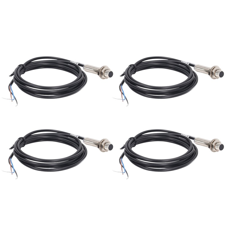 4 Sets Inductive Proximity Switch 8mm Diameter NPN Output 3