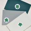 24 x 40mm Round 'Irish Shamrock' Stickers (SK00062407)