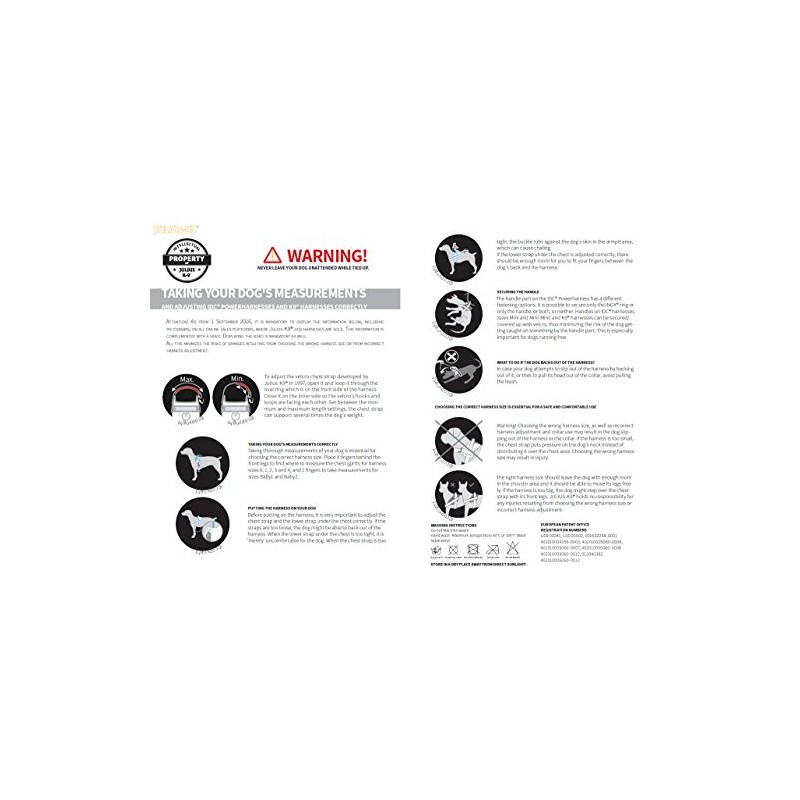 Julius-K9 IDC Belt Harness, safety pink