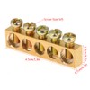Pack of 10 Wire Screw Clamp, 5-Hole Brass Electrical Distribution