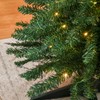 HOMCOM 7' Tall Pre-Lit Slim Noble Fir Artificial Christmas Tree