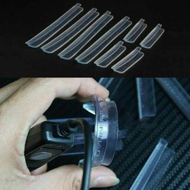 Yotsuba Car Door Edge Protector, 8pcs/Set Car Door Edge Guard, Strip Auto SUV Scrape Guard Bumper Handle Protective Cover Sticker Universal Auto Decal Transparent