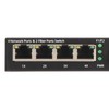 SFP Fiber Switch 6 Ports 10 100 1000M Self Adaptive