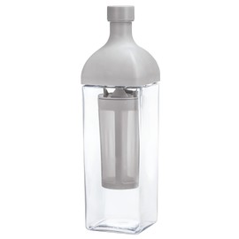 HARIO Kirk Coffee Bottle for Cold Brew Coffee Bottle, Vertical and Horizontal Pitcher, Made in Japan, Finished Capacity, 33.8 fl oz (1,000 ml), Gift Wrapping Specifications, Model Number: KAC-110-PGR