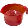 Easy Greasy Colander Grease Strainer With Handle And Container, Catch