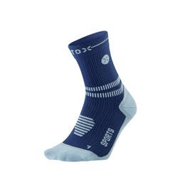 STOX Energy Socks, Sportsocken Damen, Kompressionklasse 23-32 mmHg, Gepolstertes Fußbett, Kompressionsstrümpfe, Sport Kompressionssocken, Stützstrümpfe, Thrombosestrümpfe, Kompression, Kurze Socken