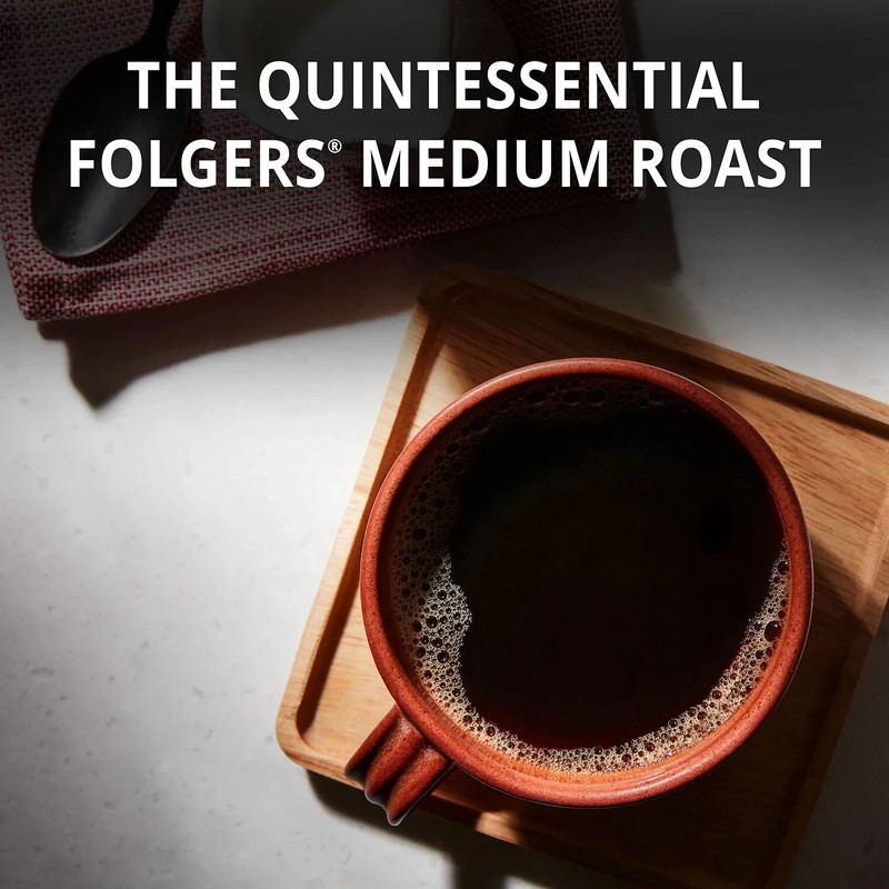 Folgers Classic Roast Ground Coffee, Filter Packs (0.9 oz., 40
