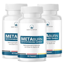 Meta Burn, metabolism, extremely fast and finite, capsules with high-quality natural ingredients for women and men, get in shape, 180 capsules