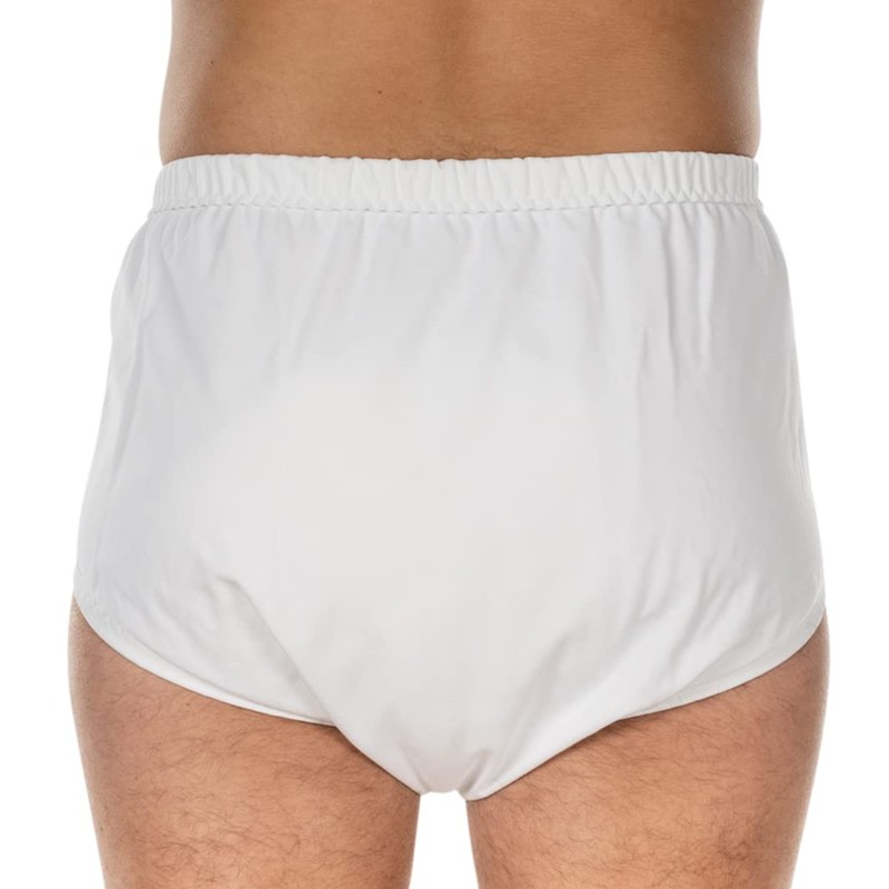 Suprima 1-269-001 Cotton Briefs with Press Studs Size 4850 White