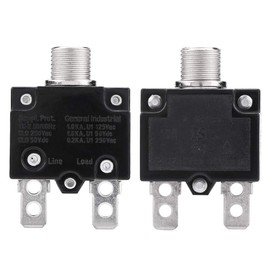 CFTGIW Joemex Circuit Breaker 88 Series 20A 20A 125 R Thermal Switch Circuit Breaker Overcurrent Overload Protector For Generator L2 Series 15A Button of Application It Is (10A)