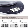 Digital Kitchen Scales Electronic Food Scales with Bowl Liquids in