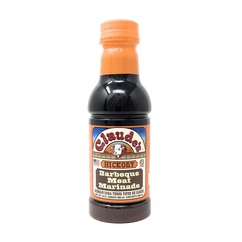 Claudes Hickory Barbeque Marinade 16 Ounce Bottle Pack of 2