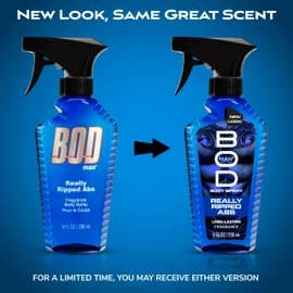 BOD man Fragrance Body Spray, Really Ripped Abs, 8 fl oz