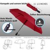 AMVUZ Umbrella Storm Proof Travel Windproof Open-Close Automatic Pocket Umbrella,