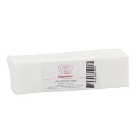 100 Pieces Narrow Fleece Strips for Bikini Line Bikini Line 3 x 13 cm Kosmetex Hair Removal Strips for Face and Intimate Area
