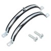 sourcing map 2 Pcs Adjustable Pipe Bracket Clamp, 8"(203mm) Wall