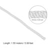 sourcing map Recoil Start Rope with Handle 6 mm Diameter