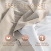 RELAXOUND Original Breezyblanket Single Reverse "Taupe" - Summer Blanket with