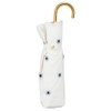 World Party Parasol Folding Umbrella, Off-White, White, 19.7 inches (50