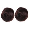 Ipetboom 2pcs Realistic Ball Head Wig Bun Hairpiece Bun Nets