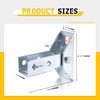 4 Pcs Adjustable Brace Fitting, LAICCUM Single Adjustable Angle Braces