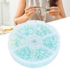 2Boxes Gradient Imitation Pearl Semicircular Nonporous Flat Back Decorative Accessories