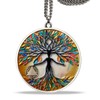 Sobriety Tree Of Life Necklace Silver for Women, AA Necklace