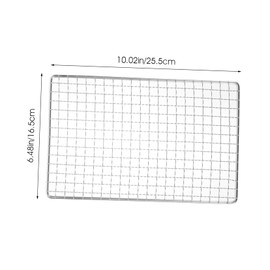 SUPVOX 1Pc Multi Function Barbecue Net for Camping and Outdoor Grilling High Temperature Resistant Reusable Mesh Design for and Cleaning for Baked Fish