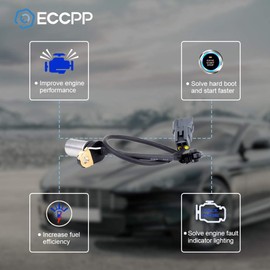 ECCPP 2PCS Crankshaft Position Sensor Fit For 2010-2012 for Lexus HS250h 2009-2010 for Pontiac Vibe 2005-2010 for Scion tC 2014 for Scion xB CKP Sensor
