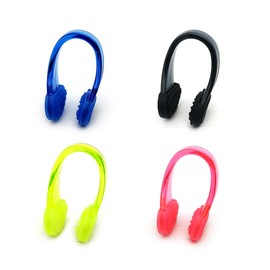 Zooshine Silicone Waterproof Swimming Nose Clips Pool Nose Plugs for Adults with Box Packed, Set of 4