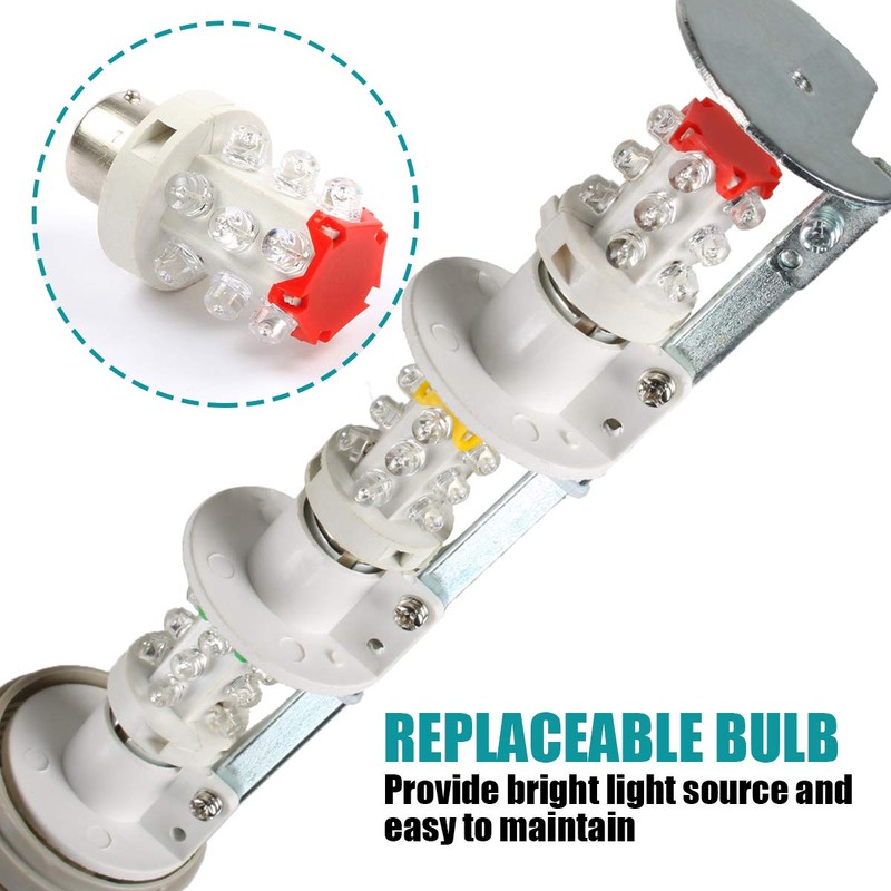 Luban Industrial Signal Tower, Column LED Alarm Tower with Buzzer