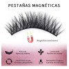 Kit de Pestañas Magnéticas Hapemein 10 con Aplicador y Delineador