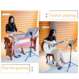 BT Page Turner Wireless Music Pedal for Guitar Violin Piano Rechargeable Electronic Music Sheet Flipping Musical Instrument Accessories