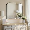 Bathroom Vanity Mirror,30" x 30" Black Metal Framed Wall Mirror
