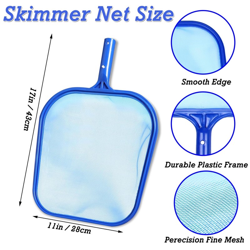 Nephelolux 2 Pack Hot Tubs Nets for Cleaning, Pool Skimmer