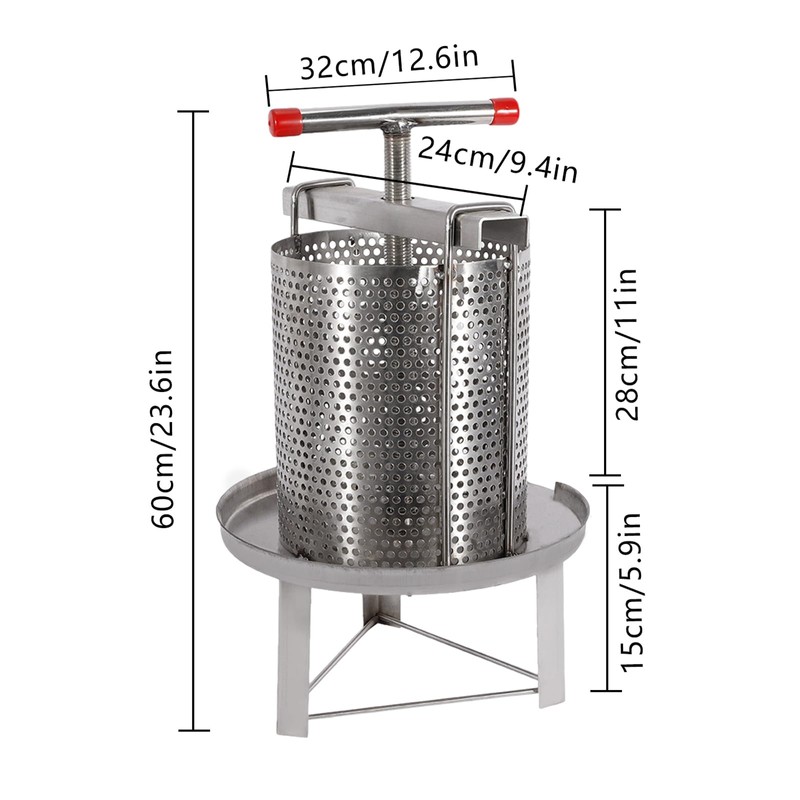 BANEBONE Mesh Honey Press Machine Household Manual Honey Press Wax