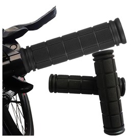 Bicycle Grips, 2PCS Rubber Handlebar Grips, Bike Handlebar Grips, Soft Non Slip Bike Handles, Handle Bar Grips, Black