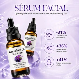 Sérum Facial Bakuchiol Orgánico Prensado Frío